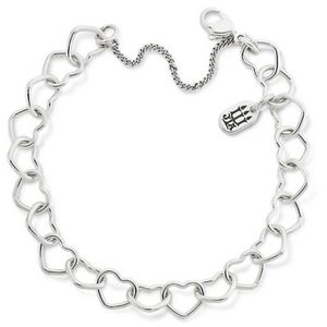 James avery- Connected hearts charms bracelet